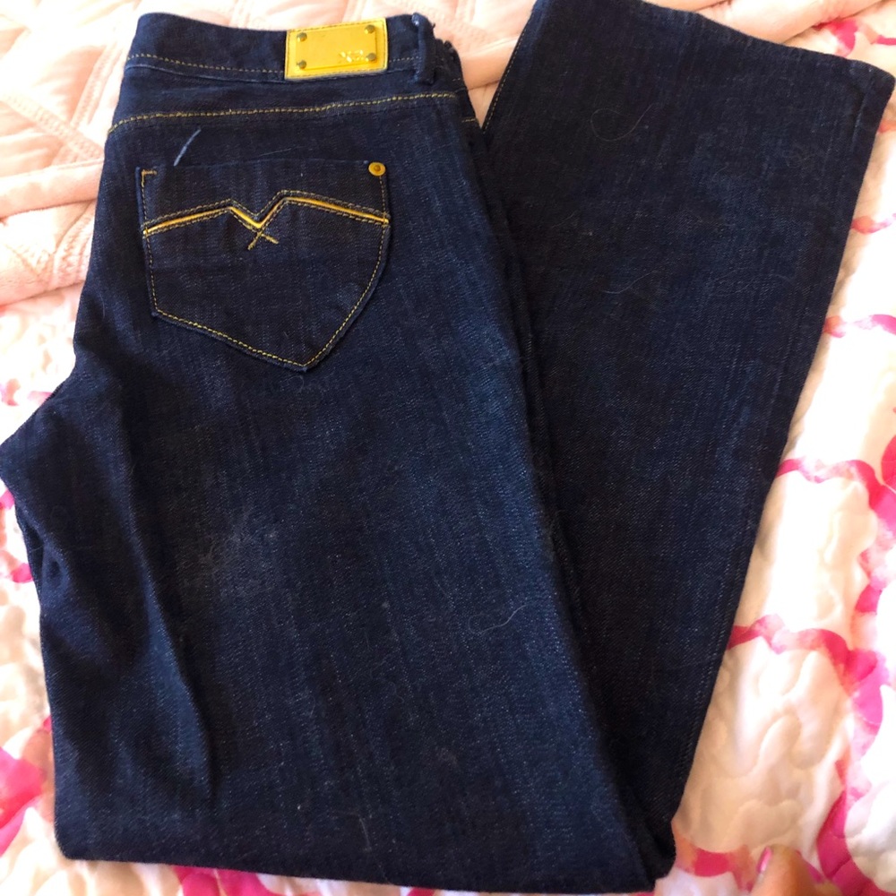 X2 Boot Cut Dark Denim Jeans